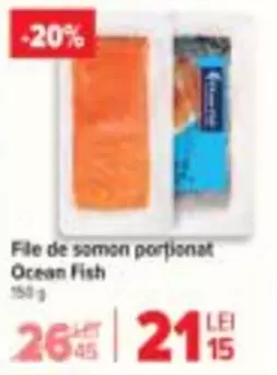 File de somon portionat
