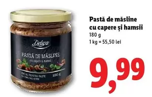 Pastă de măsline cu capere și hamsii