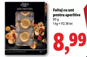 Foitaj cu unt pentru aperitive