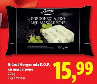 GORGONZOLA PDO AND MASCARPONE