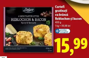 Frozen - Cartofi gratinaţi cu brânză Reblochon şi bacon