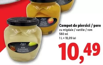 Compot de piersici / pere