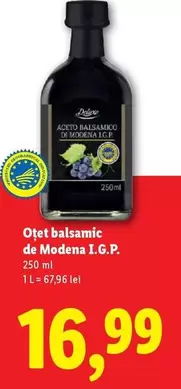 Otet balsamic de Modena I.G.P.