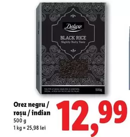 Orez negru / roşu / indian