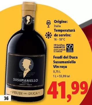 Susumaniello Vin roşu