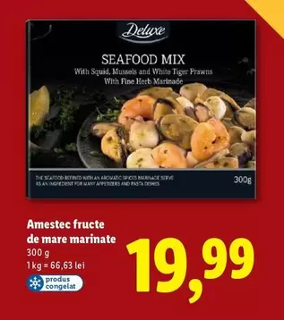 Amestec fructe de mare marinate