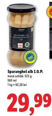 Alb - Sparanghel alb I.G.P.