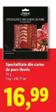 Specialitate din carne de porc iberic