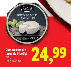 Camembert din lapte de bivoliță