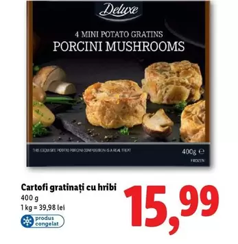 Frozen - Cartofi gratinați cu hribi