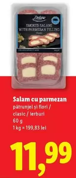 Salam cu parmezan