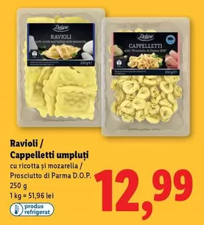 Ravioli / Cappelletti umpluți