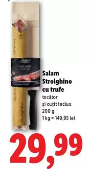 Salam Strolghino cu trufe