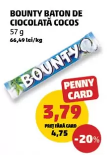 BATON DE CIOCOLATĂ COCOS