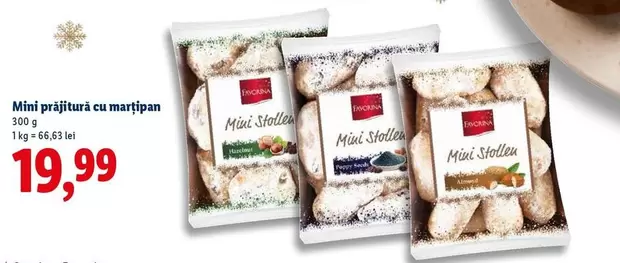 Mini prăjitură cu marțipan