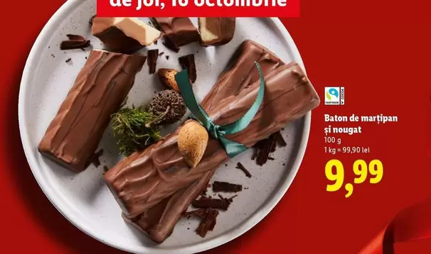 Baton de martipan și nougat