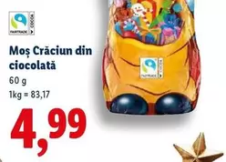 Moș Crăciun din ciocolată