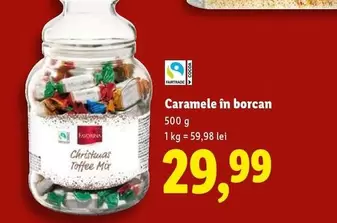 Caramele în borcan