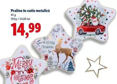 Praline in cutie metalică