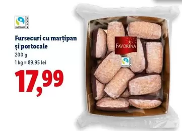 Fursecuri cu marțipan și portocale