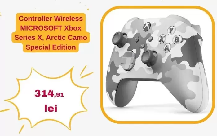 Arctic - Controller Wireless MICROSOFT Xbox Series X,  Camo Special Edition