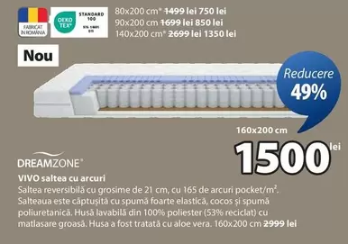 VIVO saltea cu arcuri