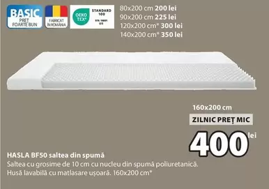 BF50 saltea din spumă