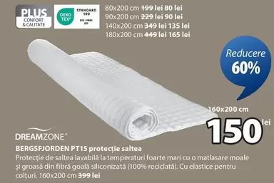 BERGSFJORDEN PT15 protecție saltea