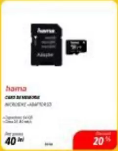 CARD DE MEMORIE MICROSDHC+ADAPTOR SD