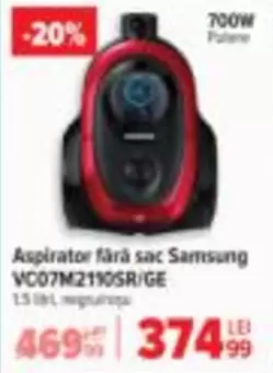 Aspirator fără sac VC07M2110SR/GE