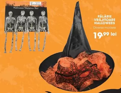 PĂLĂRIE VRĂJITOARE HALLOWEEN