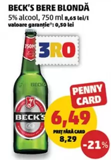 Beck's - BERE BLONDĂ