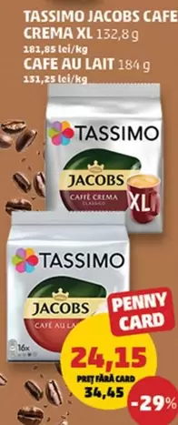 Tassimo - CAFE CREMA XL or CAFE AU LAIT