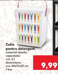 Cutie pentru detergent