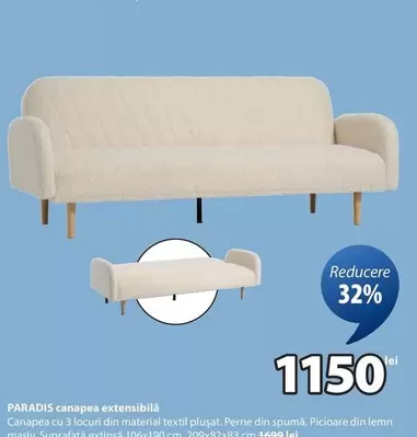 canapea extensibilă
