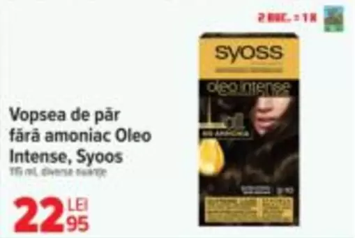 Vopsea de păr fără amoniac Oleo Intense