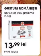 Unt sărat 80% grăsime