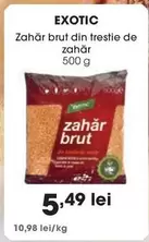 Zahăr brut din trestie de zahăr