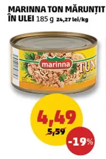 TON MĂRUNȚIT ÎN ULEI