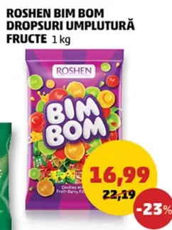 BIM BOM DROPSURI UMPLUTURĂ FRUCTE