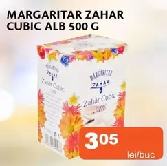 Alb - ZAHAR CUBIC ALB