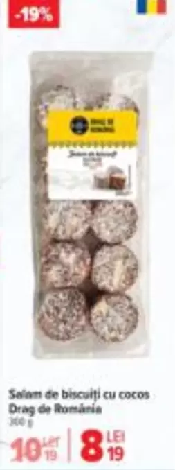 Salam de biscuiți cu cocos