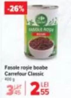 Fasole rosie boabe