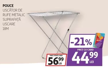 Auchan - USCĂTOR DE RUFE METALIC