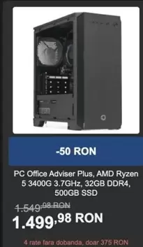 Amd - Office Adviser Plus, AMD Ryzen 5 3400G