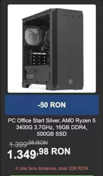 Amd - Office Start Silver, AMD Ryzen 5 3400G