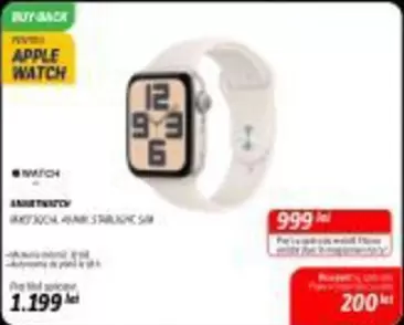 Apple - WATCH SMARTWATCH MKJX3QL/A, 45MM, STARLIGHT, SIR