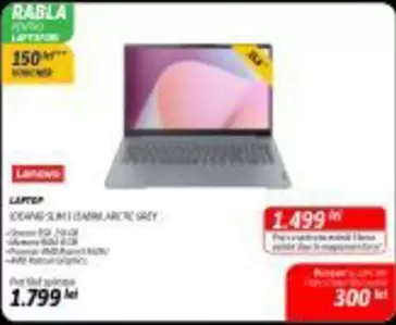 Lenovo - IDEAPAD SLIM 3 (ABR8) ARCTIC GREY