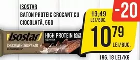 BATON PROTEIC CROCANT CU CIOCOLATĂ