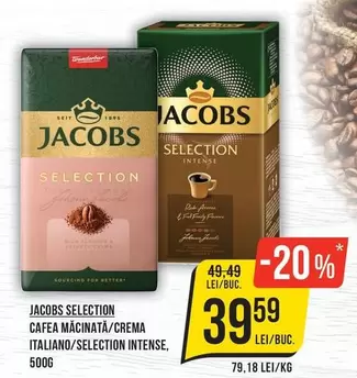 Jacobs - CAFEA MACINATA/CREMA ITALIANO/SELECTION INTENSE